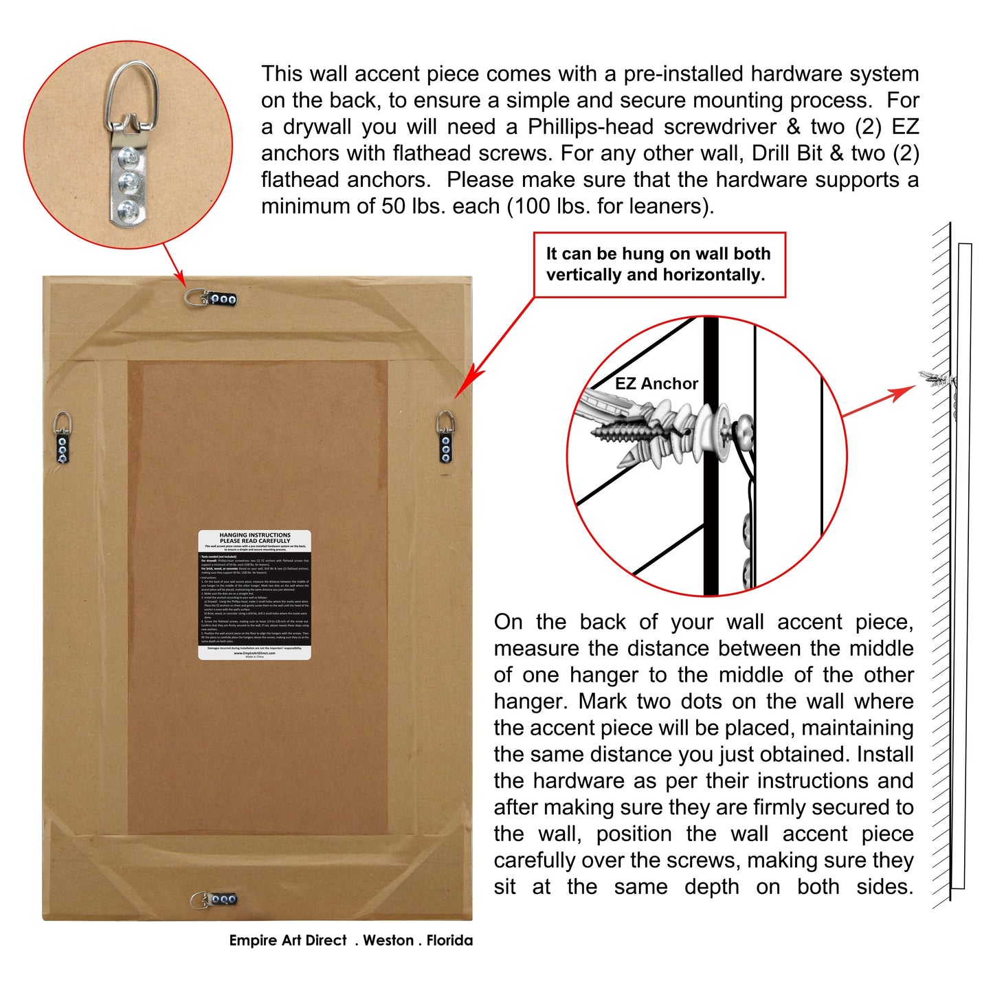 Champagne Bead Beveled Rectangular Wall Mirror - Clear