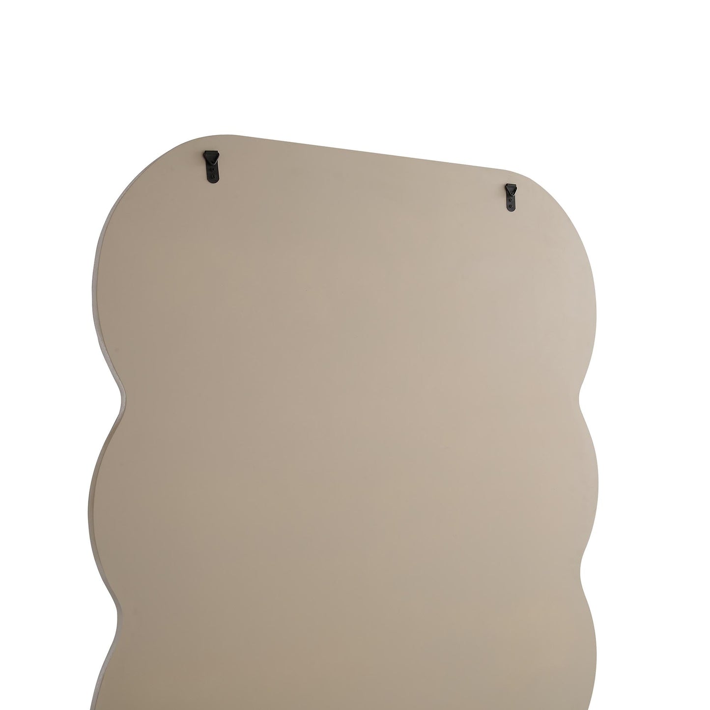Venus Full Length Wave Mirror 180 x 100 cm, Washed White