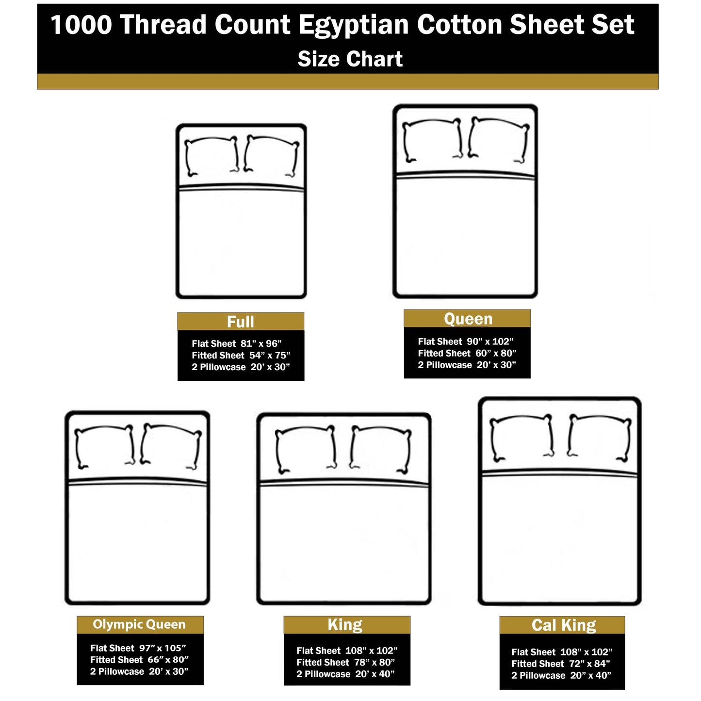 Superior Egyptian Cotton 1000 Thread Count Deep Pocket Solid Sheet Set