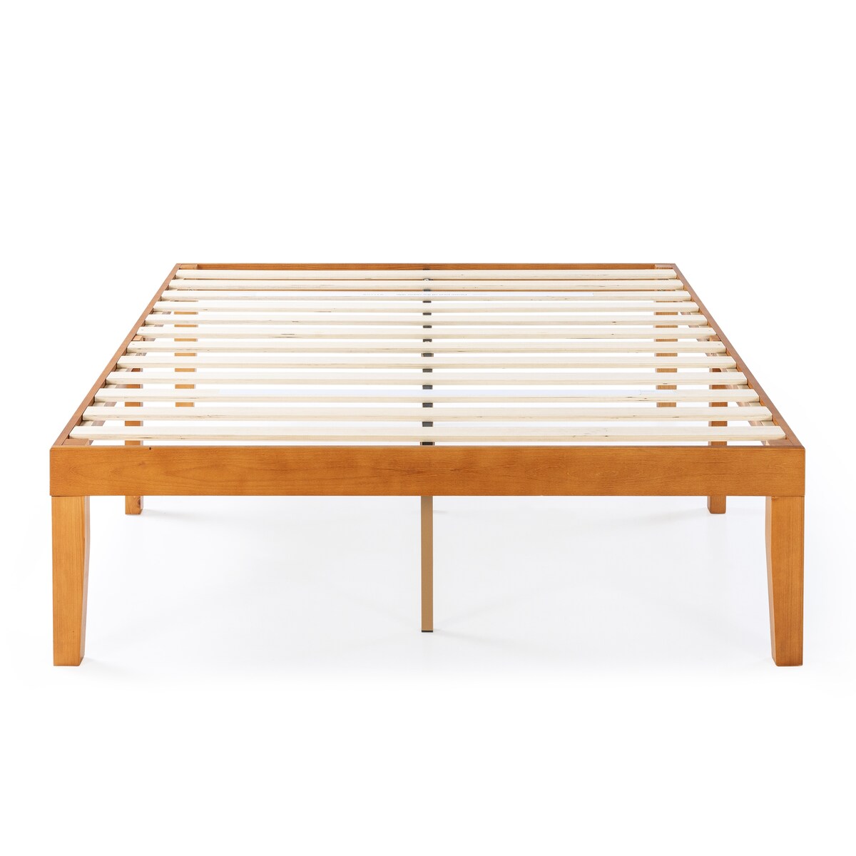 16 Inch Classic Solid Wood Platform Bed Frame in Multiple Finishes