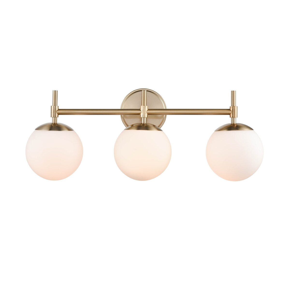 929 Lighting 3 Light Bathroom Vanity Fixture in Multiple Finishes with Opal Glass Shades