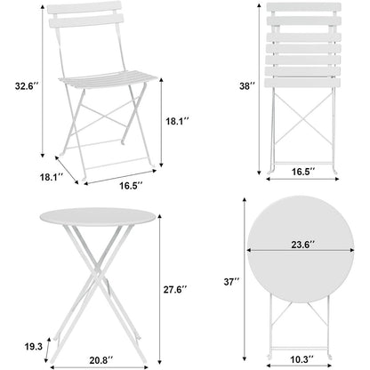 3 Pieces Patio Bistro Sets
