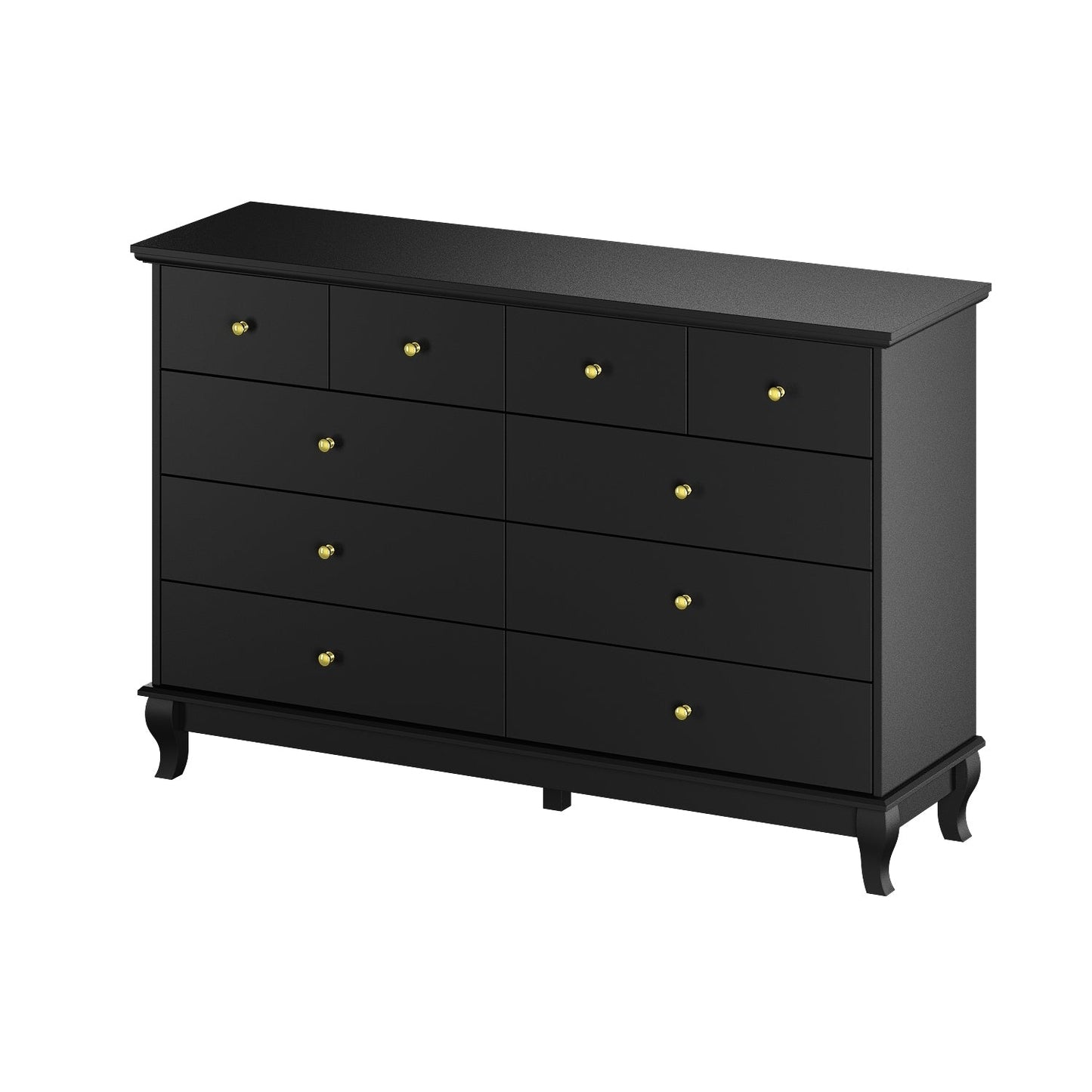 55.1 Wide Double Bedroom Dresser with Storage Drawers