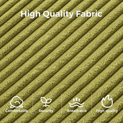 8 Corduroy Folding Couch Sofa Bed,Single