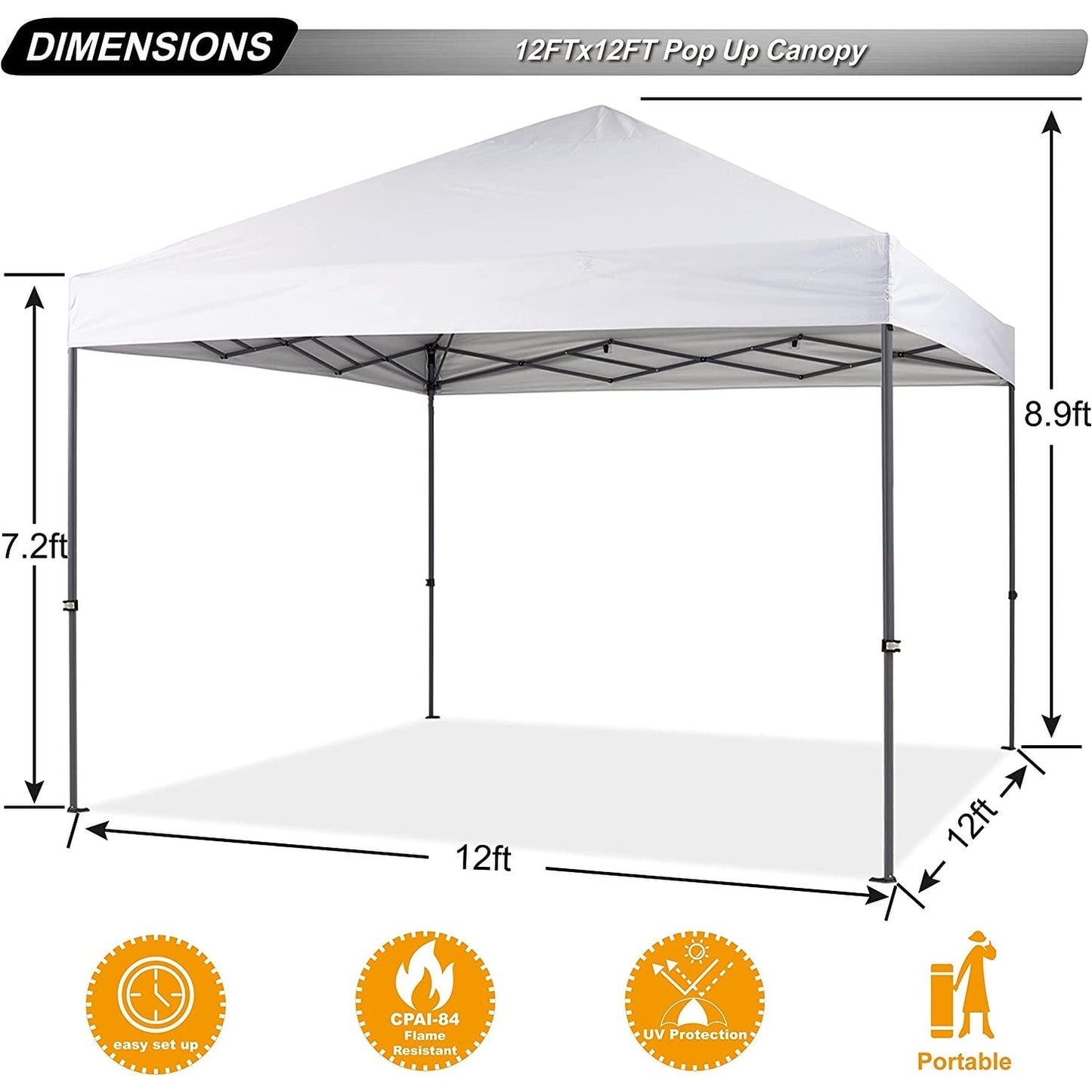 ABCCANOPY Durable Easy Pop up Canopy Tent Outdoor canopy tent