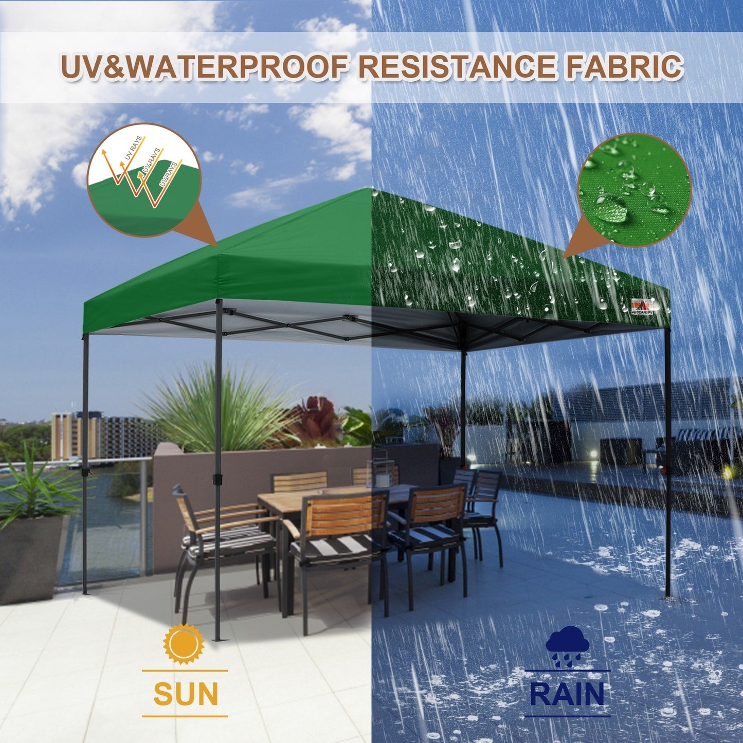 ABCCANOPY Durable Easy Pop up Canopy Tent Outdoor canopy tent