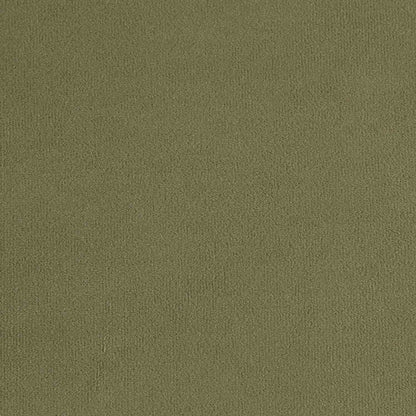 Brigette 3-Seater Olive Green Velvet Sofa with Antique Brass Castor Legs