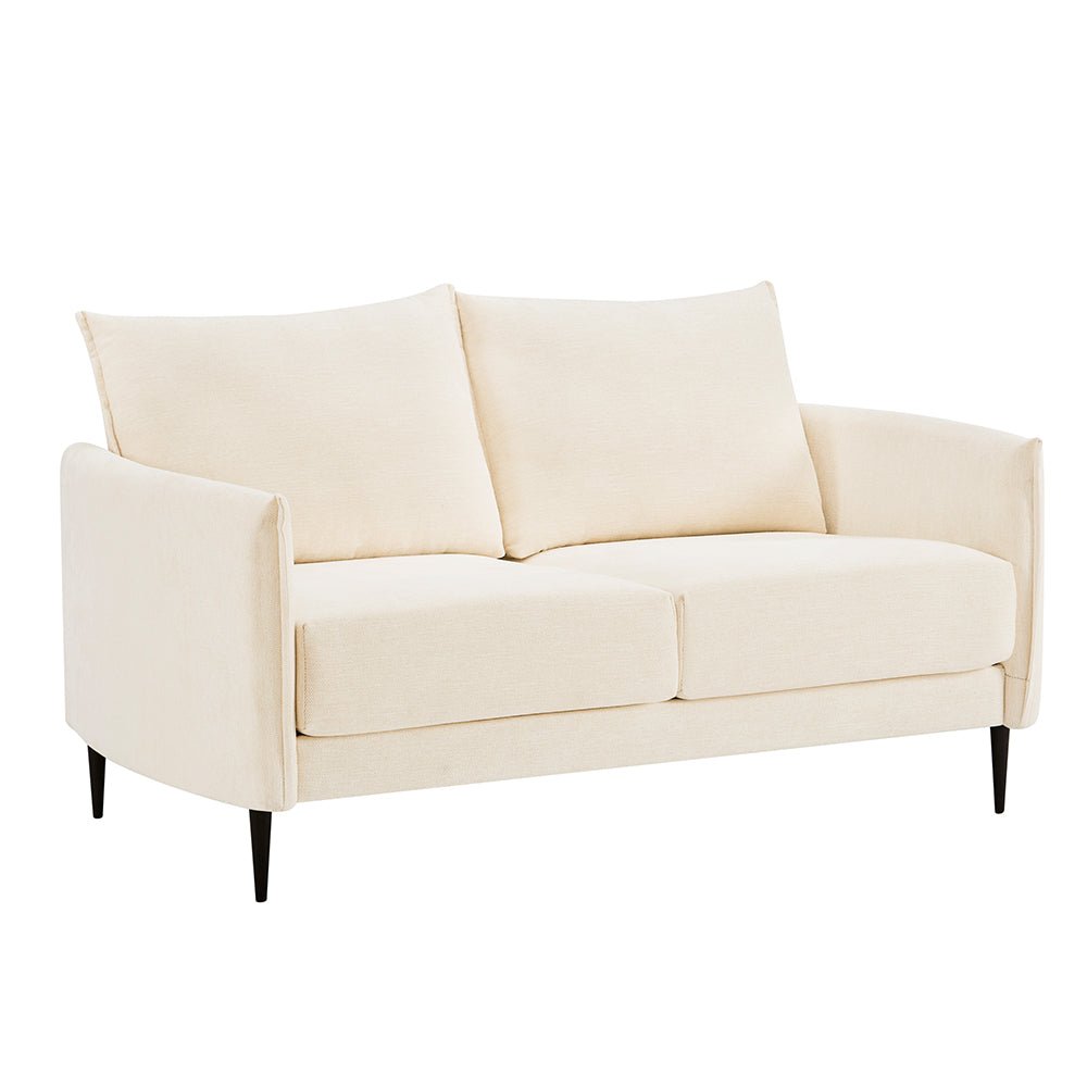 Bari Beige Woven Fabric Sofa