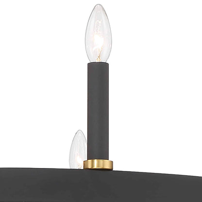 Acroma 20-light Modern Farmhouse 40In Round Wagon Wheel Chandelier with UL