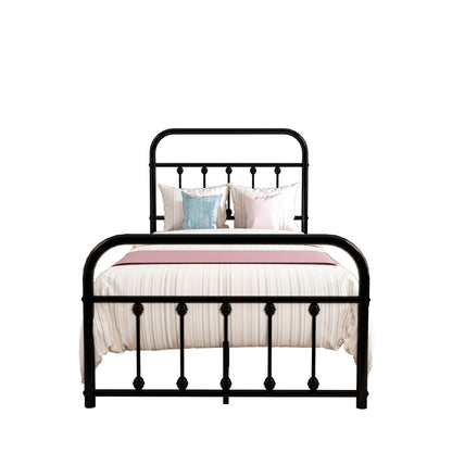 Alazyhome Simple Vintage Metal Platform Bed Frame, Easy-Assembly