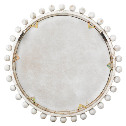 Alden Décor Orion Round Wood Mirror, Natural
