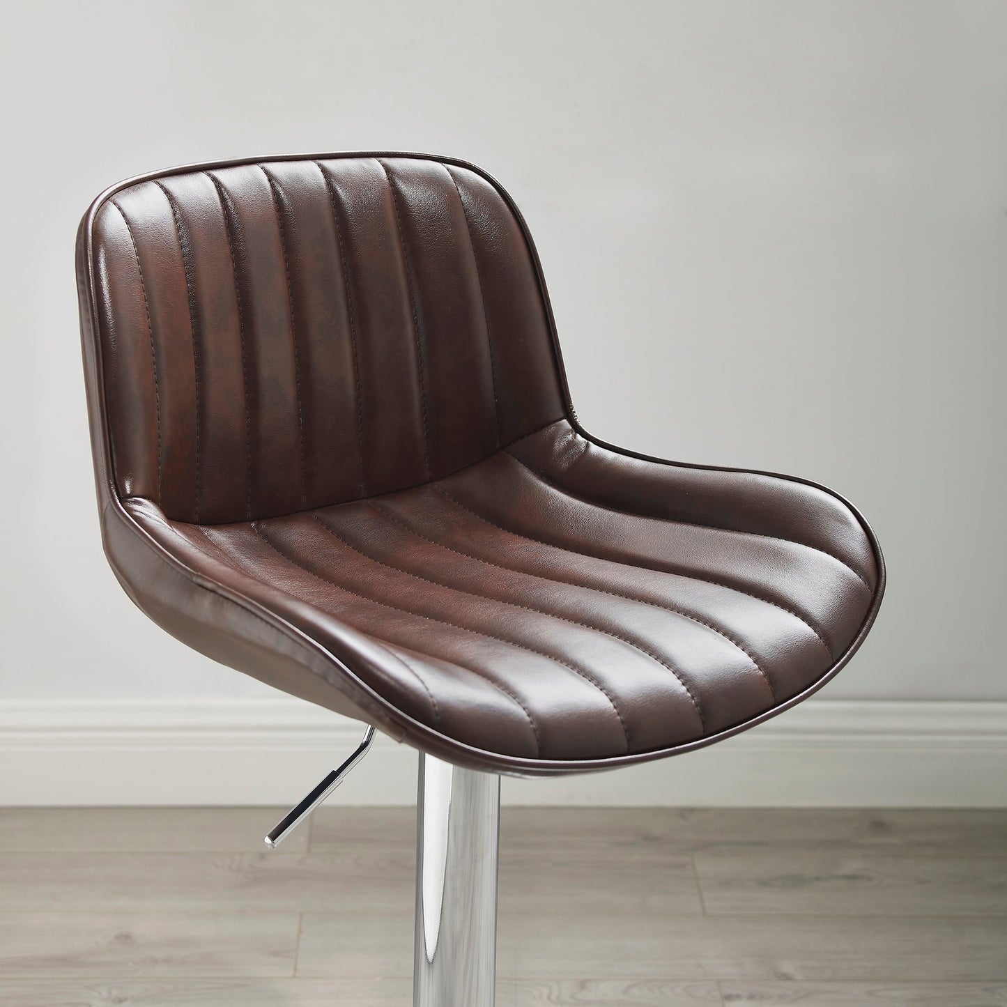 Art Leon Adjustable Height Swivel Barstool, Set of 2