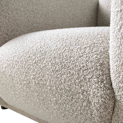 Gianni Armchair, Mist Grey Boucle