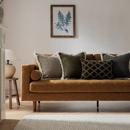 Henrietta Large 3-Seater Sofa, Spiced Honey Chenille