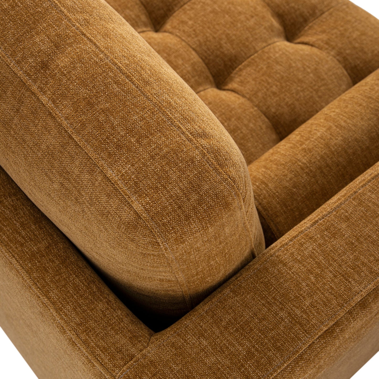 Henrietta Spiced Honey Chenille Grand 4-Seater Chaise End Sofa, Right Hand Facing