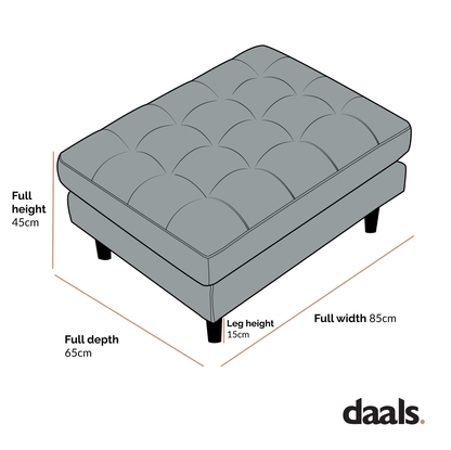 Henrietta Ottoman, Teal Velvet