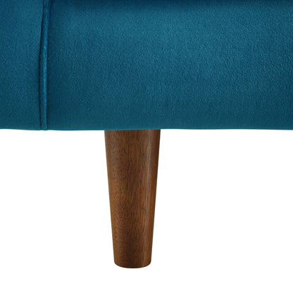 Henrietta Large 3-Seater Sofa, Teal Velvet
