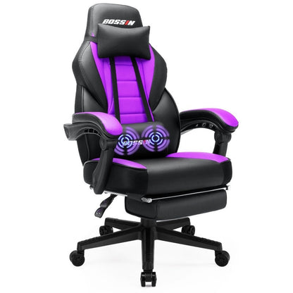 BOSSIN Racing Style Gaming Chair,300 lbs Big and Tall gamer chair High Back Computer Chair