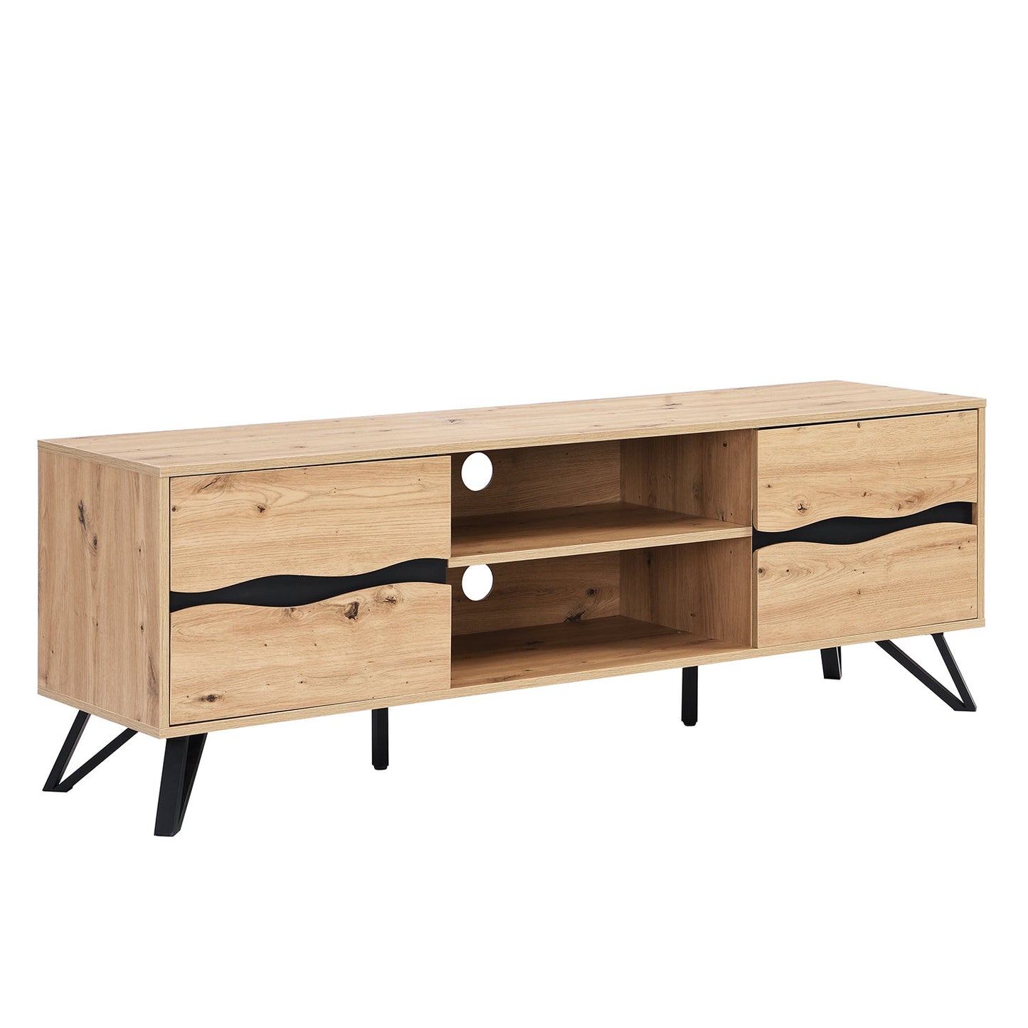Weston Oak Effect Wide TV Unit