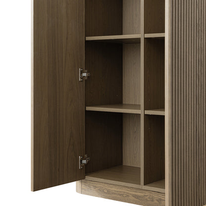 Maru Tall Cabinet, Silver Oak