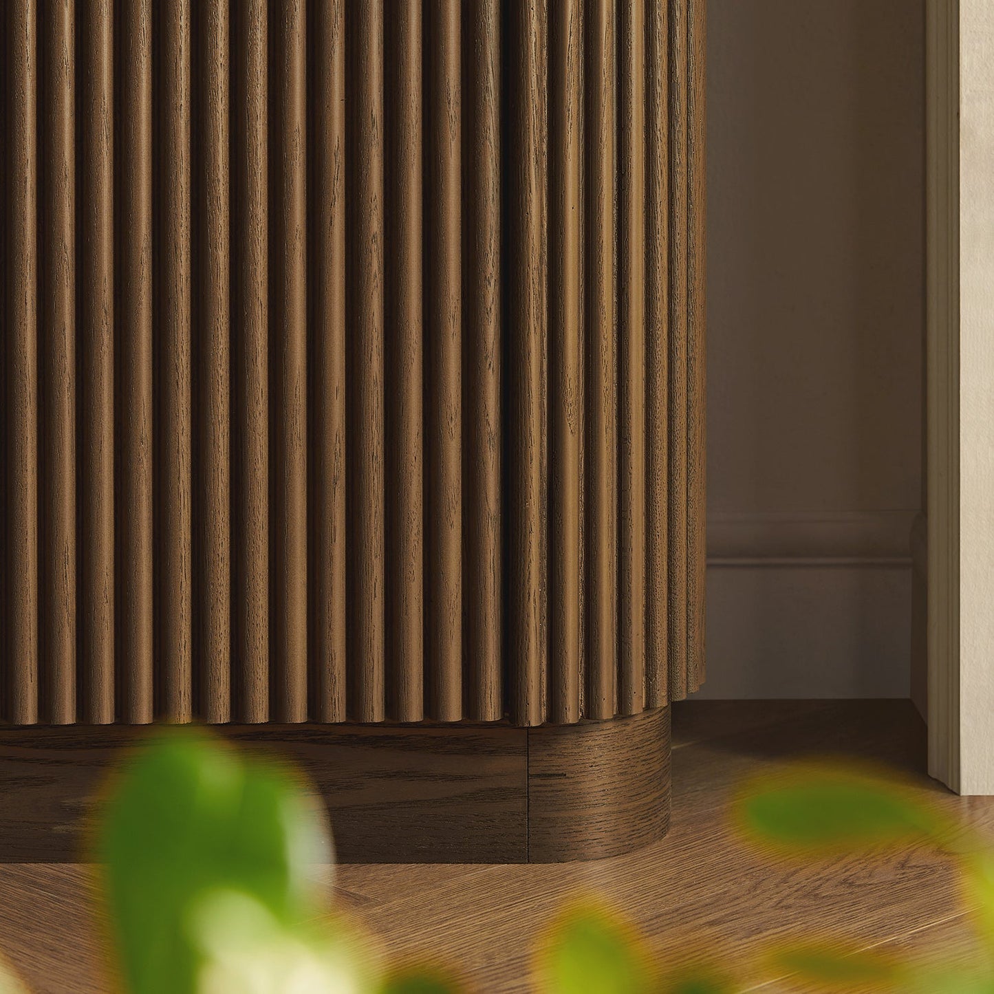 Maru Tall Cabinet, Silver Oak