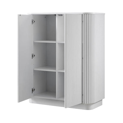 Maru Tall Cabinet, Washed White