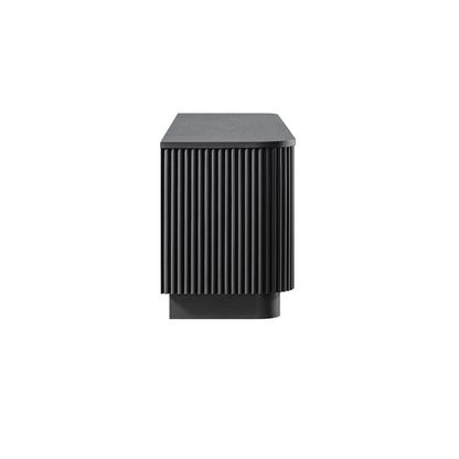 Maru 162cm TV Unit with Drawers, Black