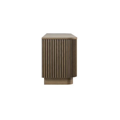 Maru 162cm TV Unit with Drawers, Silver Oak