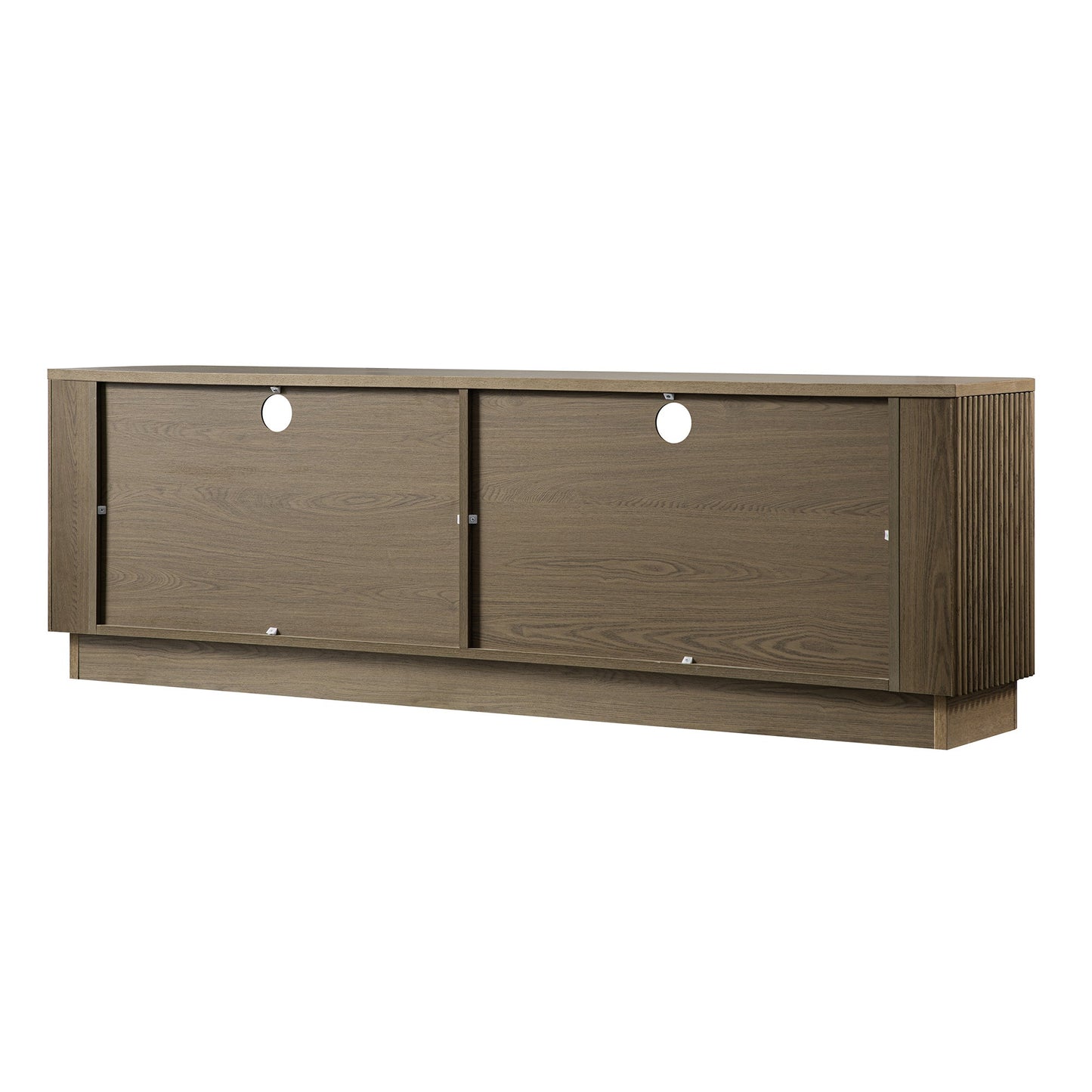 Maru 162cm TV Unit with Drawers, Silver Oak
