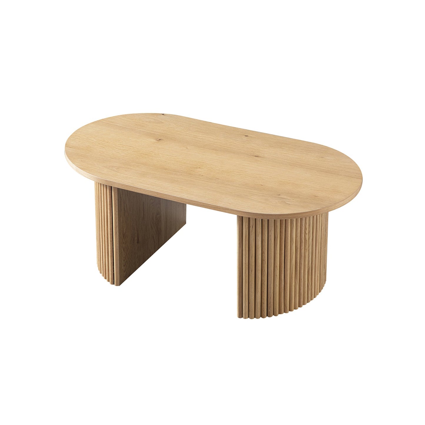 Maru Oval Coffee Table, Oak