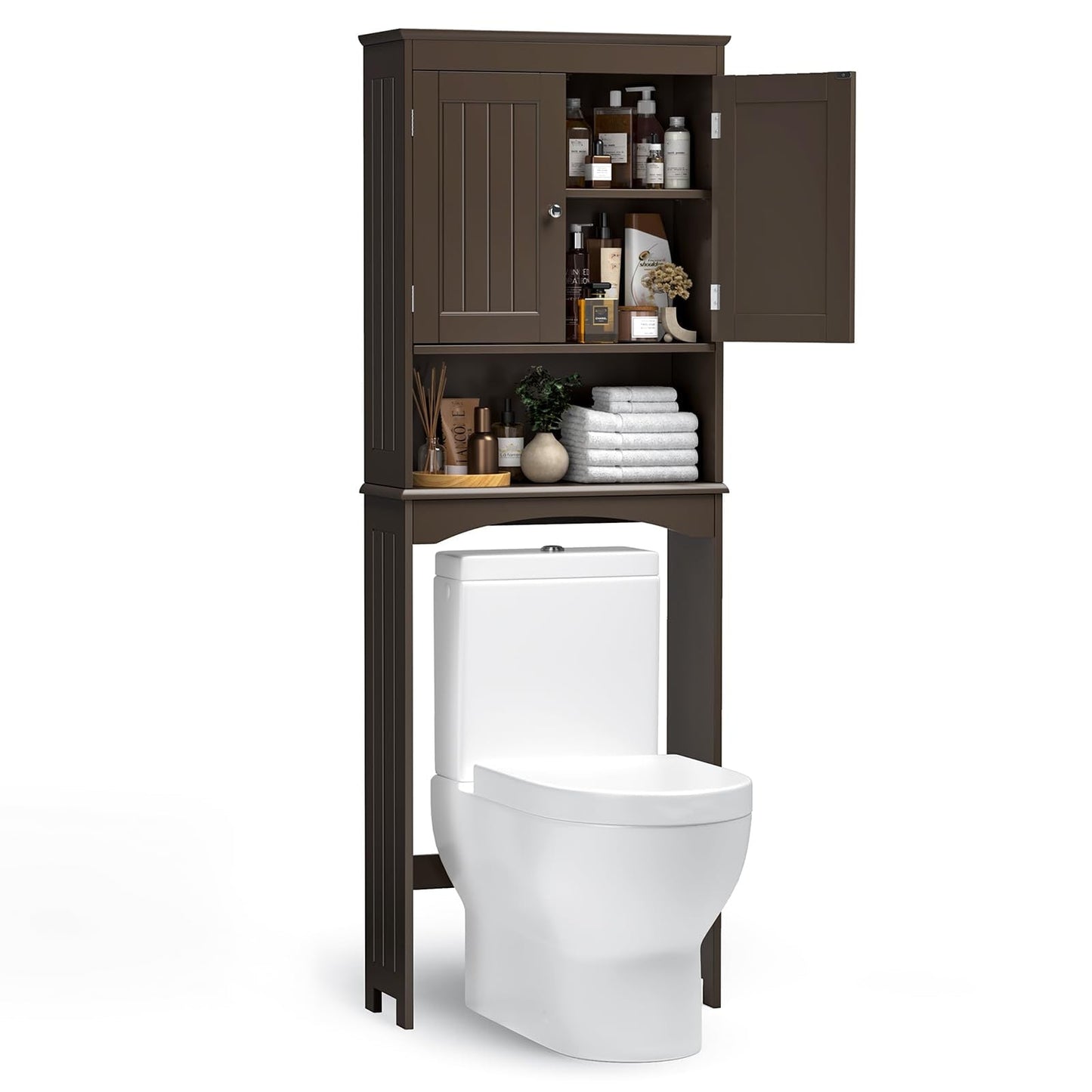 Bathroom Storage Cabinet, Toilet Storage Cabinet, Bathroom Shelf Over The Toilet, Space Saver Toilet