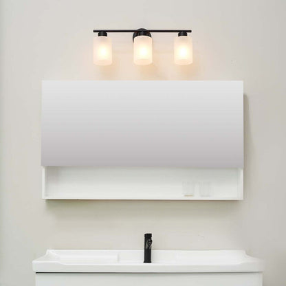 Bellevue Lydia 3 Light 23 Wide Bathroom Vanity Light with Frosted