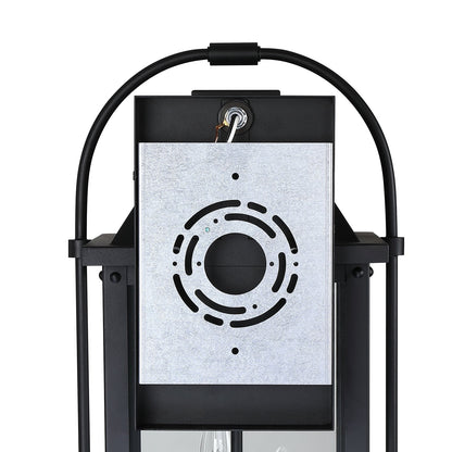 Brits Black Outdoor Wall Lantern Sconce Light