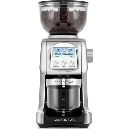 CASABREWS Tornado Electric Coffee Grinder Conical Burr Silver - N/A