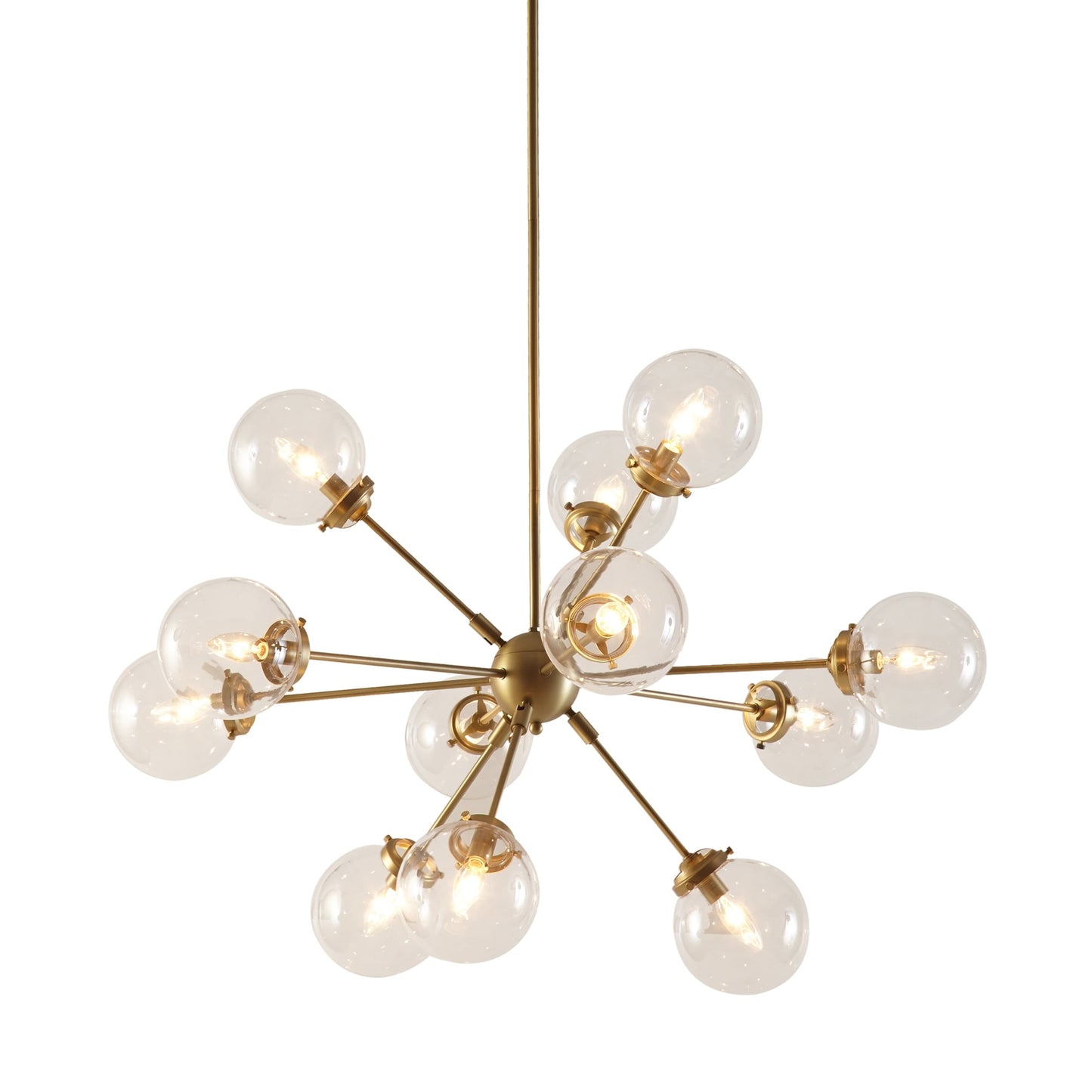 INK+IVY Paige 12-Light Chandelier with Oversized Globe Bulbs