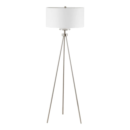 INK+IVY Pacific Metal Tripod Floor Lamp with Glass Shade