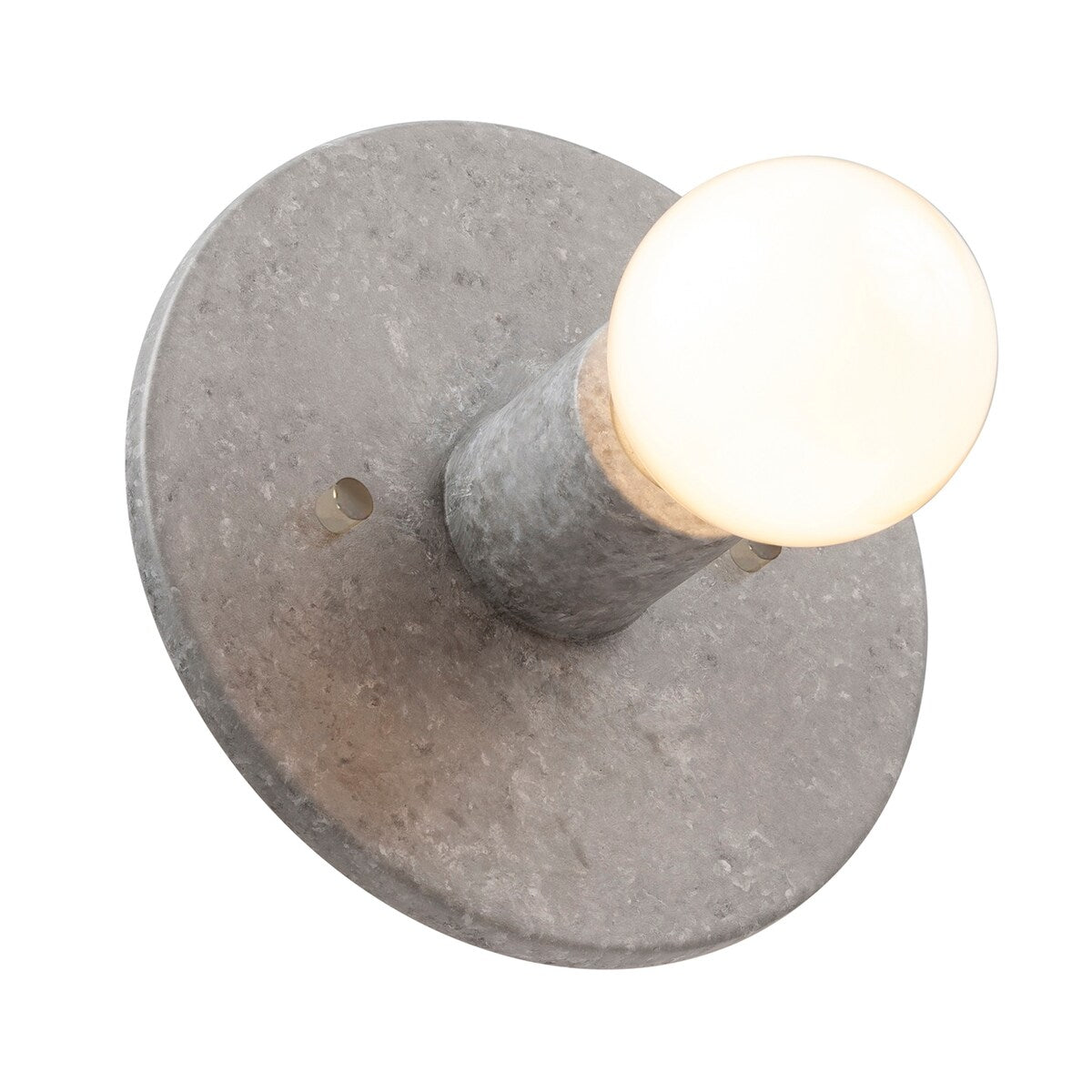 Ceramic Discus Wall Sconce