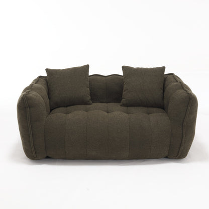 Comfortable square recliner sofa