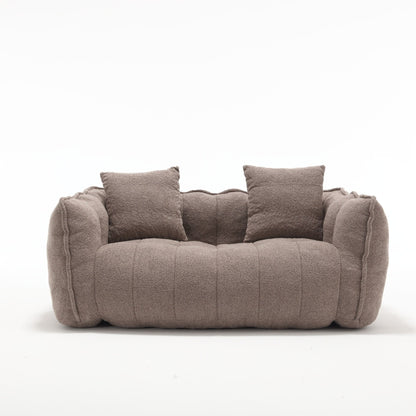 Comfortable square recliner sofa