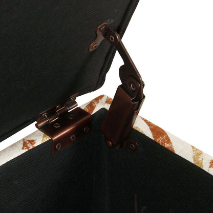 Copper Grove Muscari Upholstered Storage Bench with Nailhead Trim