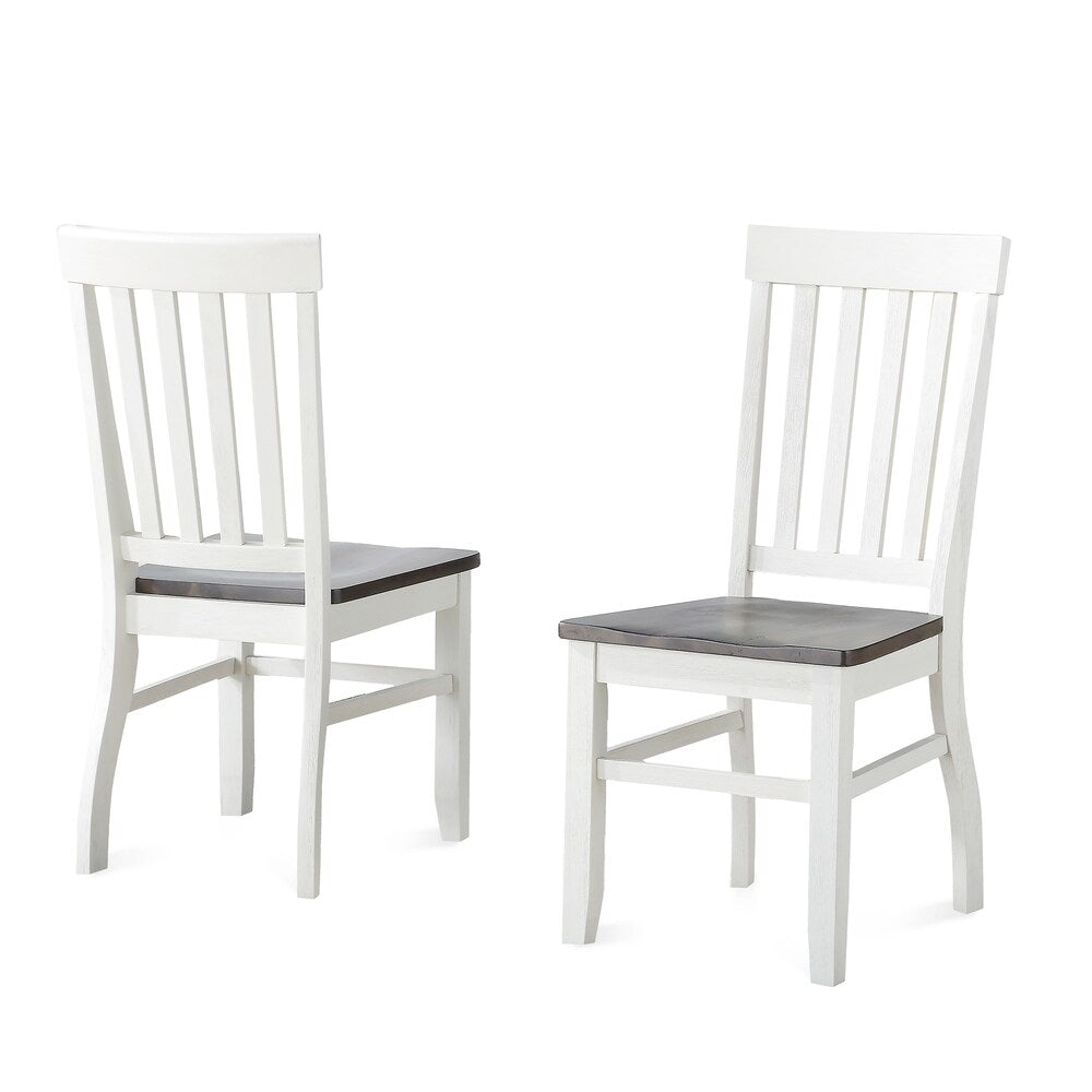 Steve Silver Crestwood Farmhouse Wood Side Chair (Set of 2)