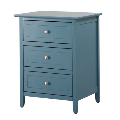 Daniel 3-drawer Transitional Wooden Nightstand