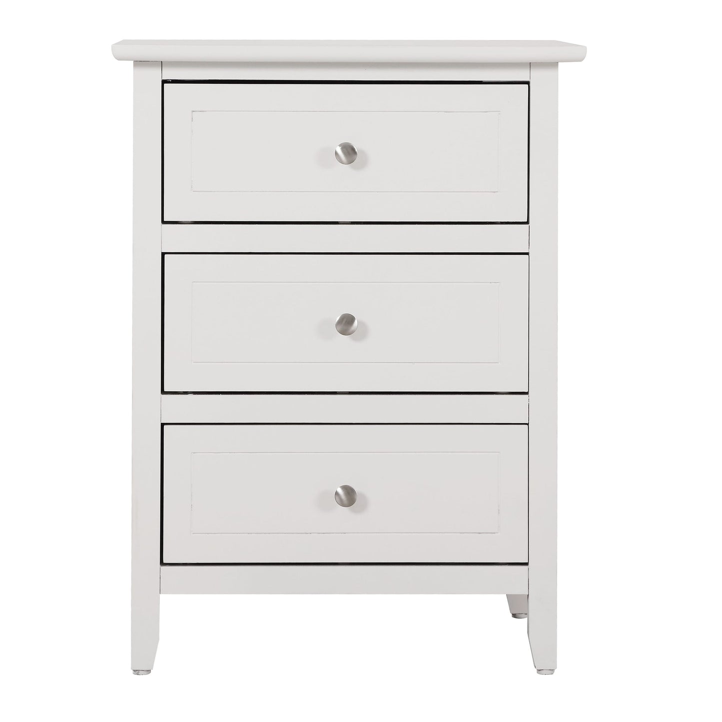 Daniel 3-drawer Transitional Wooden Nightstand