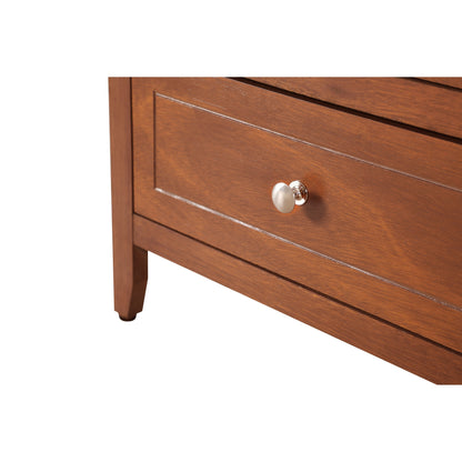 Daniel 3-drawer Transitional Wooden Nightstand
