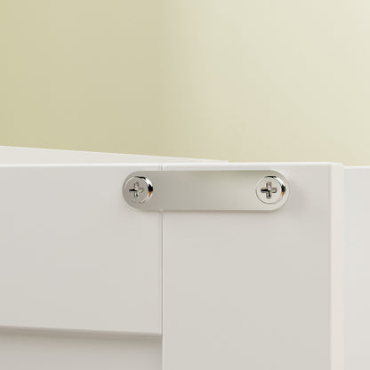 Double Pet Privacy Washroom Cat Litter Box Concealment Furniture