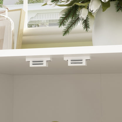 Double Pet Privacy Washroom Cat Litter Box Concealment Furniture