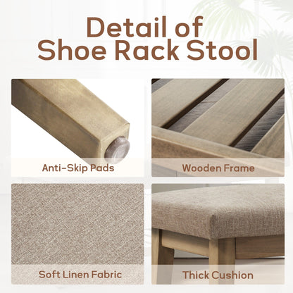 Entryway Shoe Bench Storage Bench Upholstered Bench