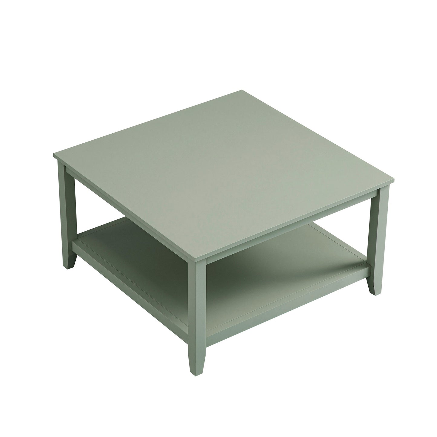 Oakham 80cm Square Coffee Table, Desert Sage