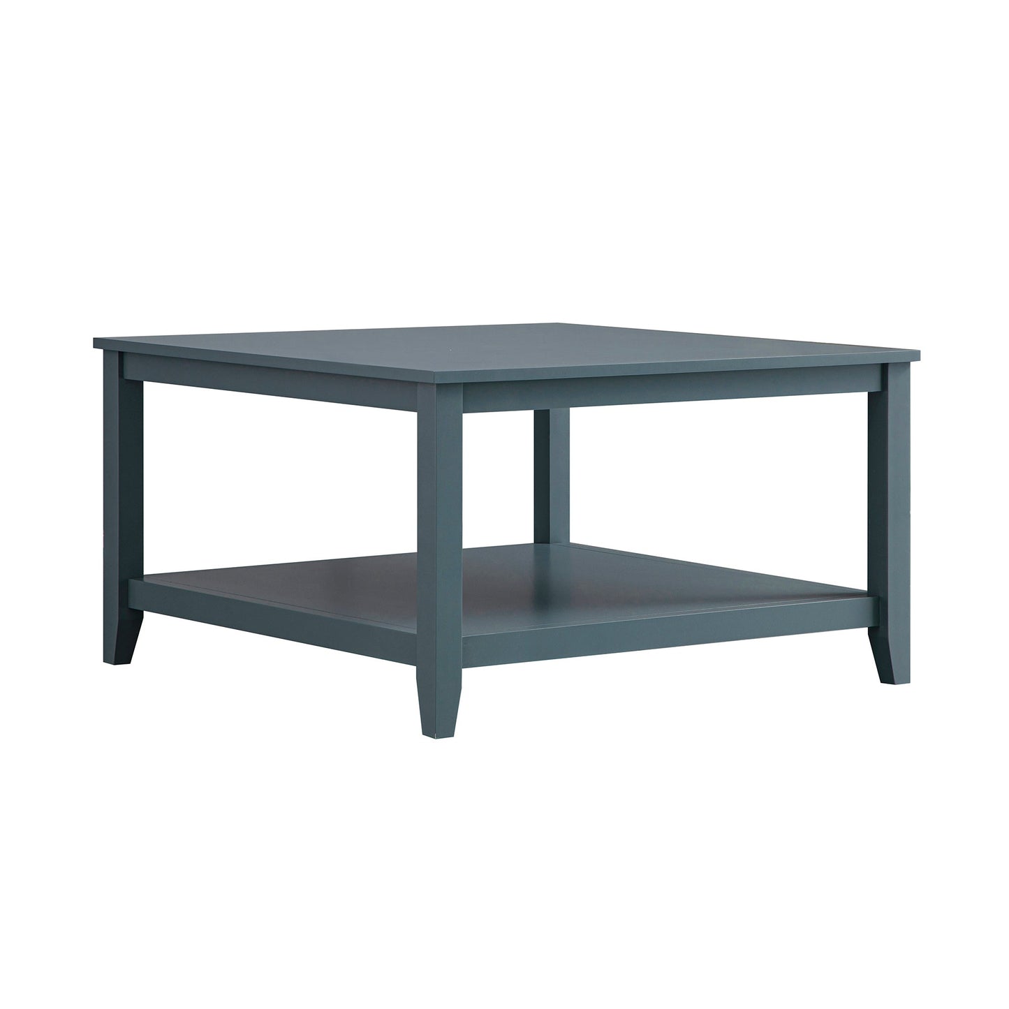 Oakham 80cm Square Coffee Table, Stormy Blue