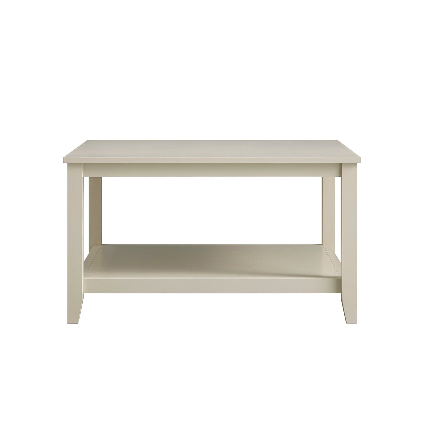 Oakham 80cm Square Coffee Table, Shaded White